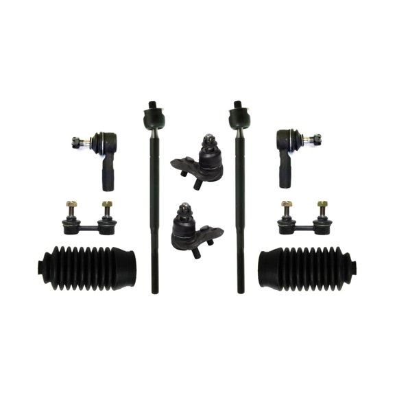 8 Pc Outer & Inner Tie Rod Ends, Steering Gear Bellows, Sway Bar Links, Lower Ball Joints Front Suspension Kit Fits select: 1996-2002 TOYOTA COROLLA, 1998-2002 CHEVROLET GEO PRIZM