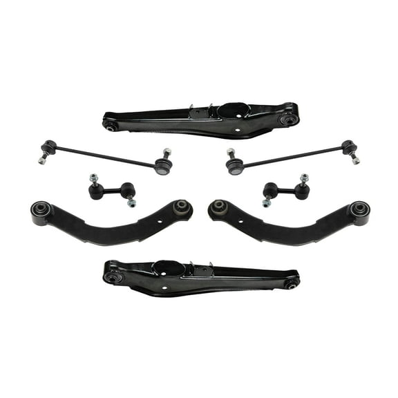 8 Pc Rear Upper & Lower Control Arms, Front & Rear Sway Bar Links Suspension Kit Fits Dodge Caliber/Jeep Compass without Off-Road Package/Jeep Patriot without Off-Road Package