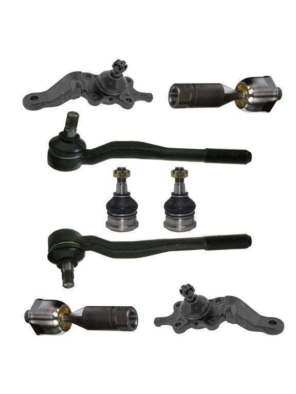 8 Pc Steering Suspension Parts Front Upper & Lower Ball Joints Inner Outer Tie Rod Ends Fits select: 2002 TOYOTA 4RUNNER BADLANDS, 1996-2001 TOYOTA 4RUNNER SR5