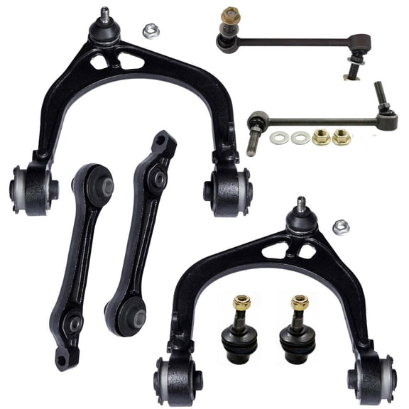 8 Pc Suspension Control Arms Ball Joints (Adjustable) Sway Bar Link Kit Fits select: 2005-2006 CHRYSLER 300C, 2006-2010 DODGE CHARGER