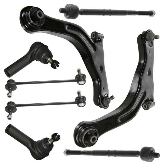8 Pc Suspension Kit Front Lower Control Arm, Sway Bar Links, Tie Rod Ends Outer & Inner Fits select: 2001-2004 FORD ESCAPE, 2001-2004 MAZDA TRIBUTE