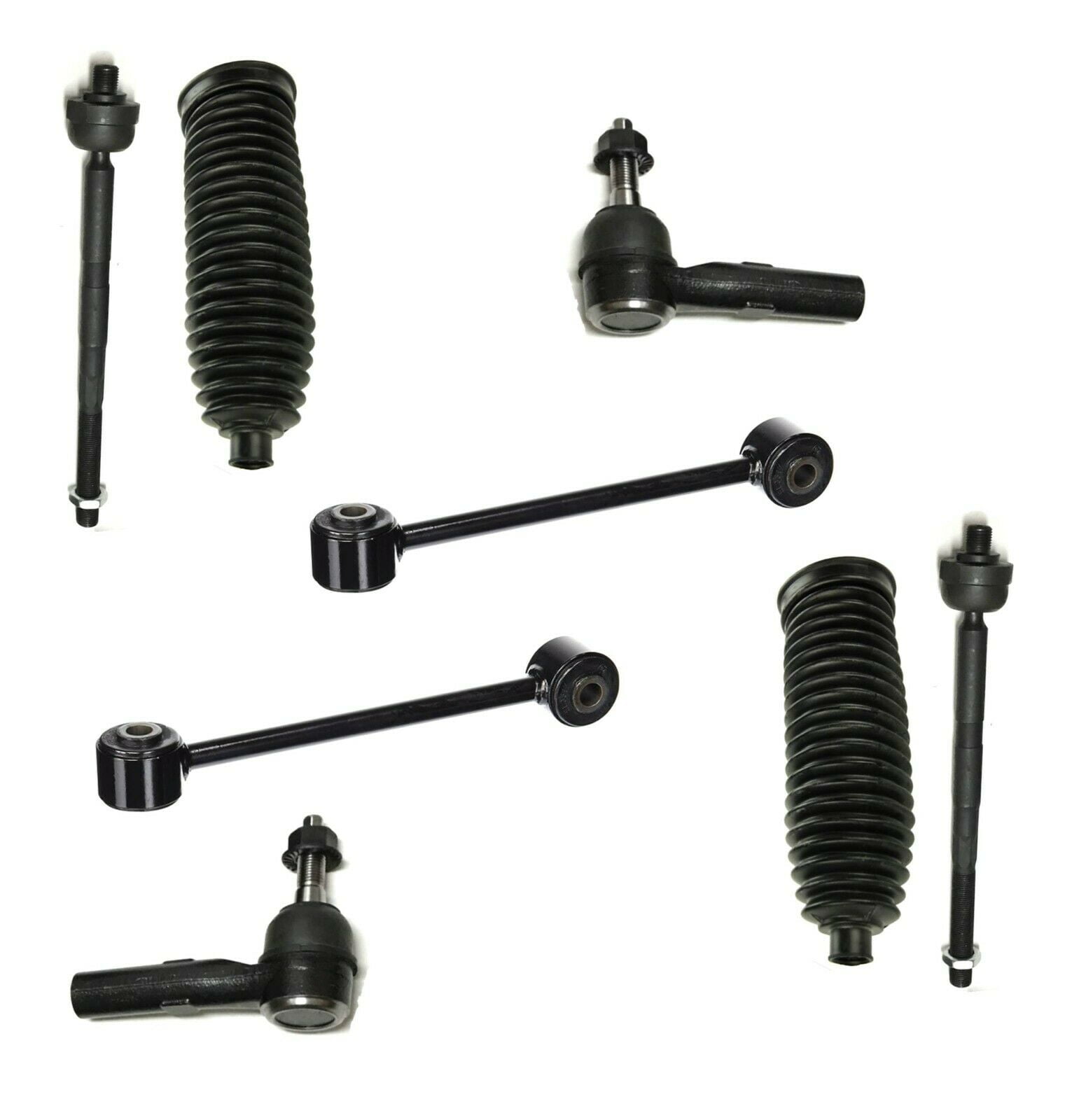 8 Pc Suspension Kit Tie Rod Linkages Front Sway Bar End Links Rack