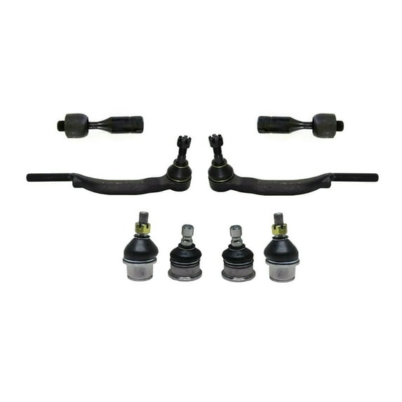 8 Pc Suspension Kit Upper Control Arms Inner & Outer Tie Rod Ends Upper & Lower Ball Joints Fits select: 2002-2007 CHEVROLET TRAILBLAZER, 2002-2007 GMC ENVOY