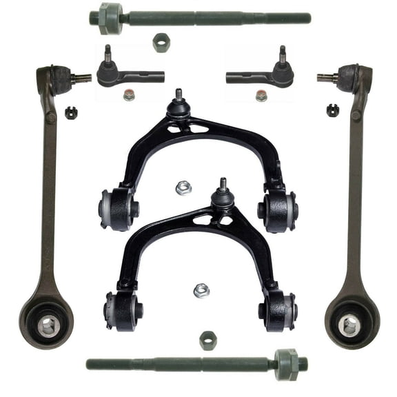8 Pc Suspension kit Upper Control Arms Lower Control Arms Inner & Outer Tie Rod Ends Steering Set Fits select: 2005-2006 CHRYSLER 300C, 2006-2010 DODGE CHARGER