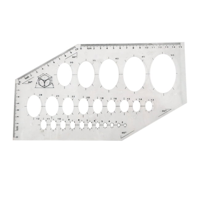 8 Pc Template Stencil Set Drawing Kit in Assorted Shapes - Walmart ...