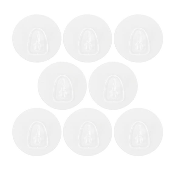 8 Pcs 1 Set Punch-free Mask Hooks Multipurpose Garment Hooks (Grind Arenaceous)