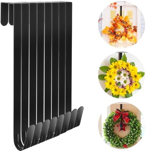 8 Pcs 15 Inch Wreath Hanger for Front Door Decoration Wreath Decoration