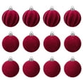 thumbnail image 1 of 8 Pcs 3.6" Christmas Balls Ornaments for Xmas Tree Shatterproof Christmas Tree Decorations Perfect Hanging Ball for Party Wedding Christmas Decoration(Red), 1 of 7