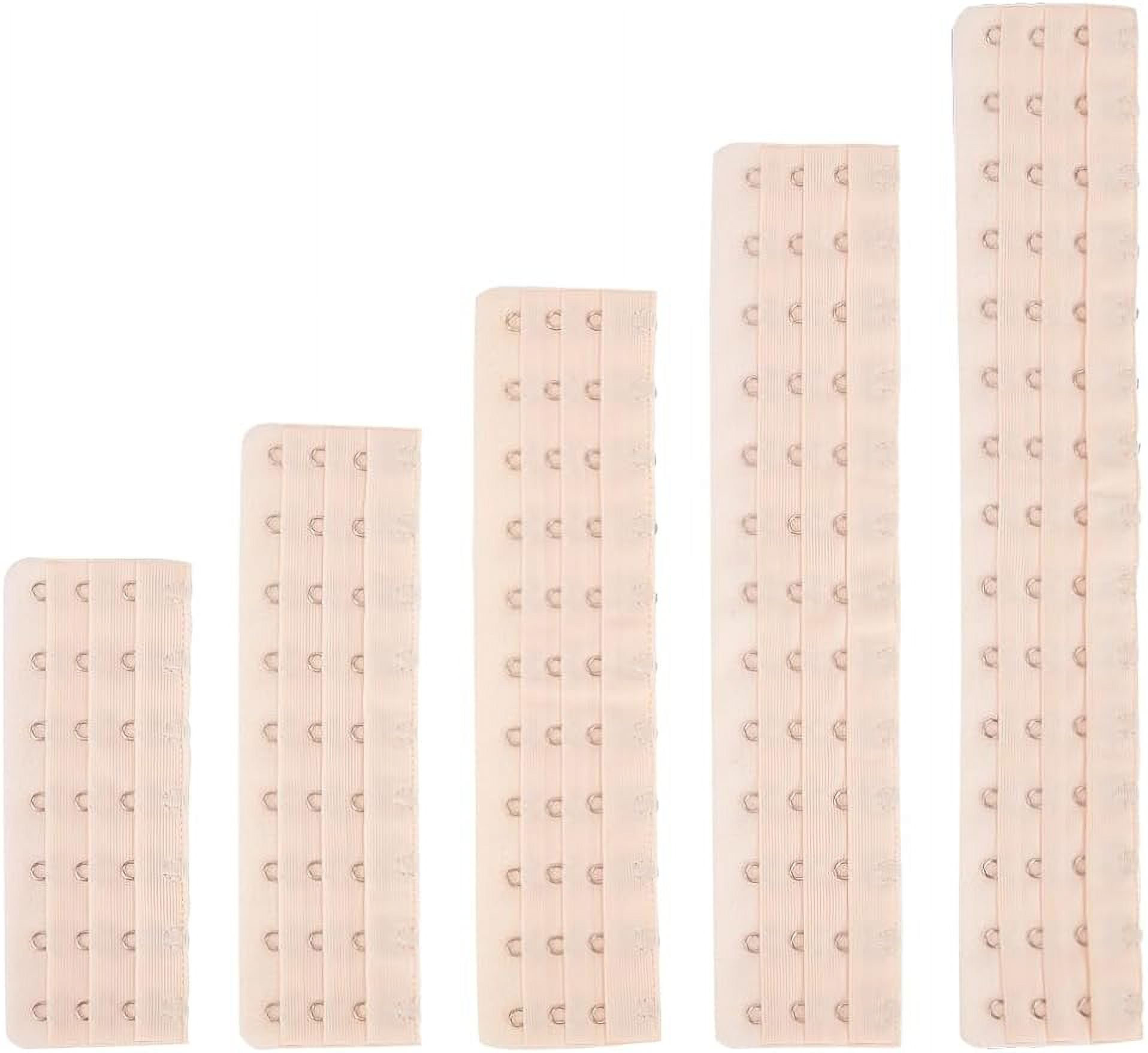 8 Pcs 5 Sizes White Apricot Elastic Corset Extender Elastic Corset