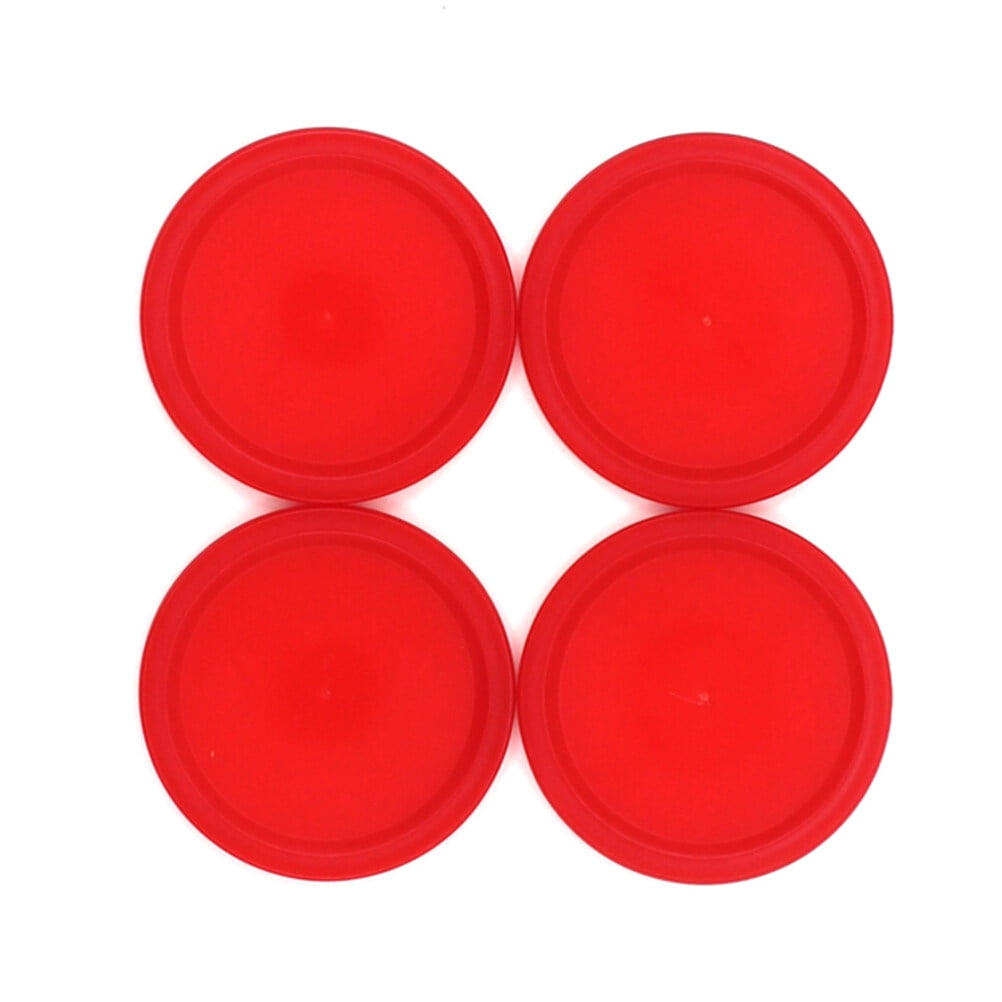 2PCS Air Hockey Pushers And 4PCS Pucks Game Tables Red For Adult & Kids | UK