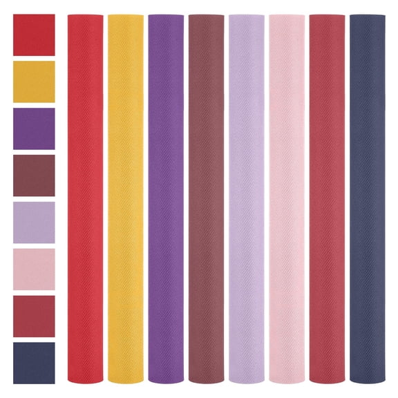 8 Pcs 9 x 24" Twill Iron On Patches for Clothing Fabric Repair Decor