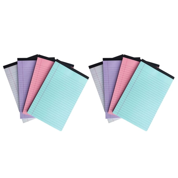 8 Pcs A4 Legal Pad Scratch Pad Tearable Note Pads Memos Pad for Office