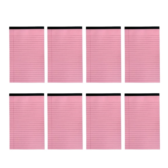 8 Pcs A4 Small Notepads Memos Pads Tearable Legal Pad Lined Note Pads Pocket Notebook for Taking Note Reminders