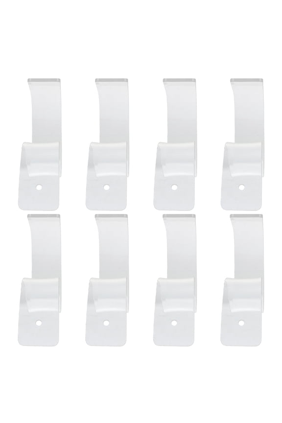 8 Pcs Acrylic Belt Holder Waist Display Racks Shop Decor Desktop Closet Organizer