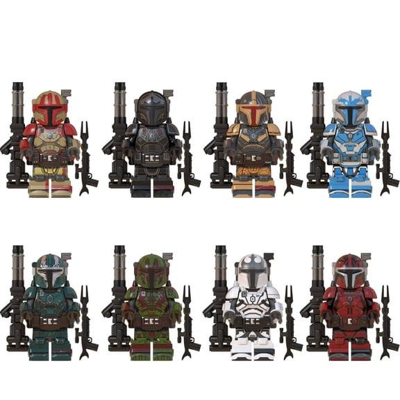 8 Pcs Action Figures Building Blocks Toys Set, Collectible 1.77 Inchs Minifigures Building Kits Awesome Gift for Kids Fans of the Character Building Toys