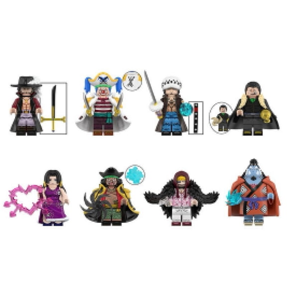 8 Pcs Action Figures Building Blocks Toys Set, Collectible 1.77 Inchs Minifigures Building Kits Awesome Gift for Kids Fans of the Character Building Toys