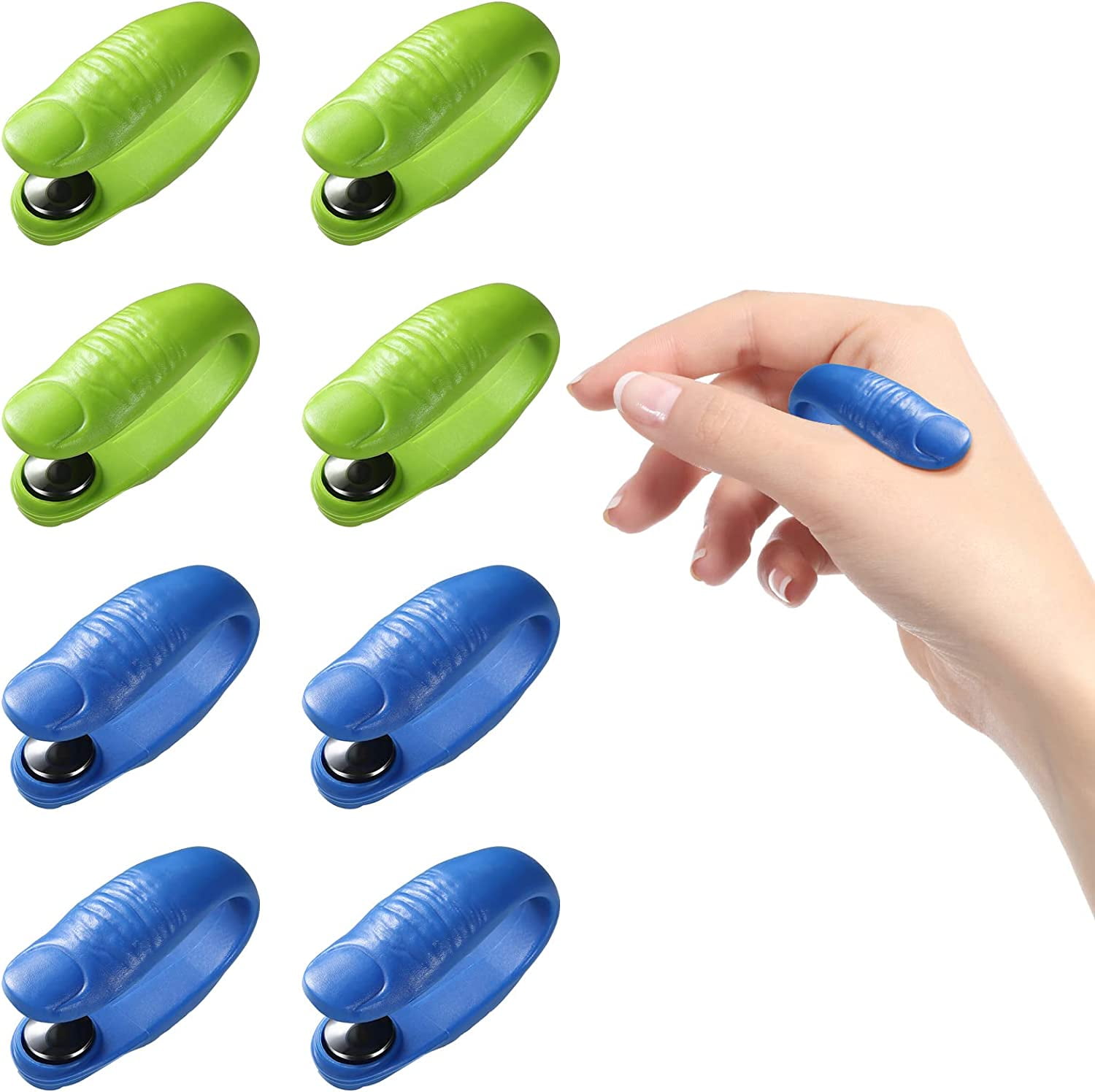 8 Pcs Acupressure Hand Pressure Point Clip Migraine Relief Clip