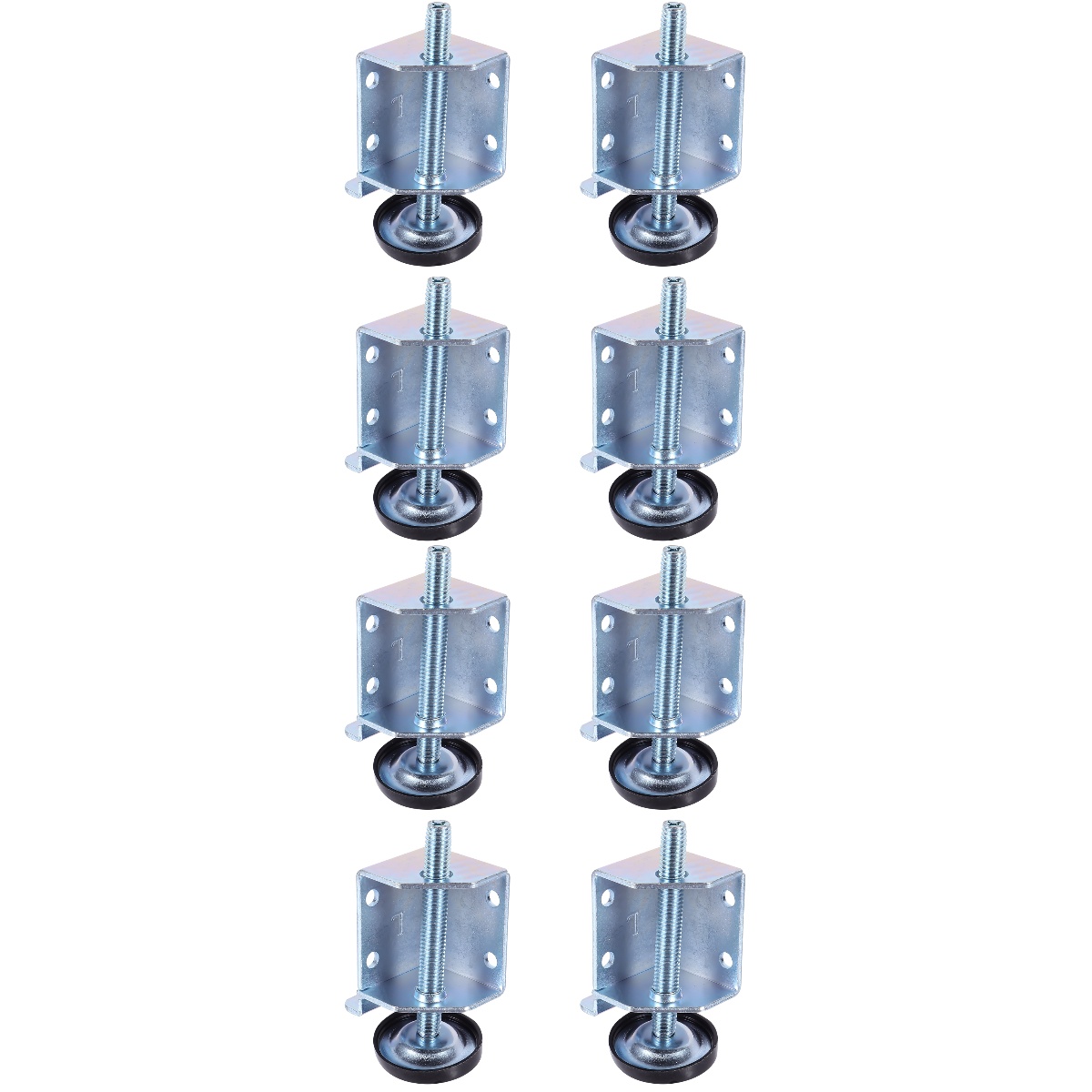 8 Pcs Adjustable Feet Leg Leveler Height Adjustable Foot