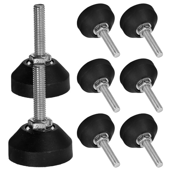 OFFIGAM Adjustable Furniture Feet Carbon Steel Heavy Duty Leveling for Furniture 8Pcs