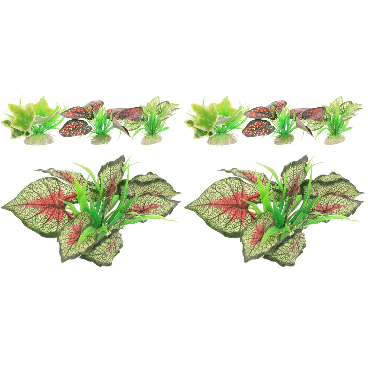 8 Pcs Aquarium Plants Artificial Aquatic Plants Fake Water Grass