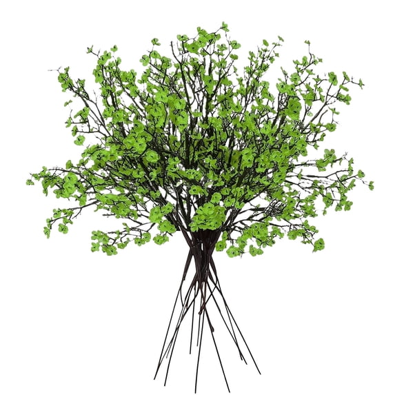 8 Pcs Artificial Baby Breath Flowers Silk White Gypsophila Stems 19.29in For Wedding Home Decor Graduation Gift Mothers Day Gift Centerpiece