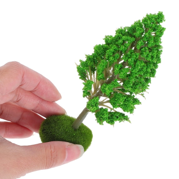 8 Pcs Artificial Tree Garden Decor Mini Tree Model Micro Landscape Tree Doll House Plastic