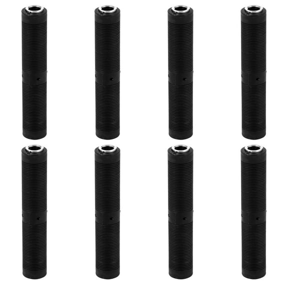 8 Pcs Audio Adapter Guitar Supplies Stereo Adapter TRS Extension Connector Jack Stereo Socket Guitar Adapter