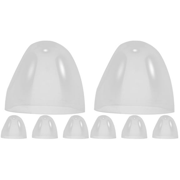 8 Pcs Baby Bottle Accessories Feeding Bottles Caps Milk Nipples Lids Replacement