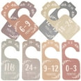 thumbnail image 1 of 8 Pcs Baby Wardrobe Divider Baby Hangers Baby Clothes Organizer Divider Infant Closet Divider Newborn, 1 of 6