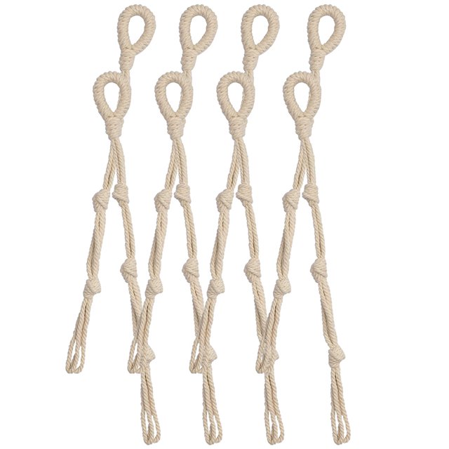 8 Pcs Basket Extender Indoor Plant Pots Stand Hanging Hanger Rope