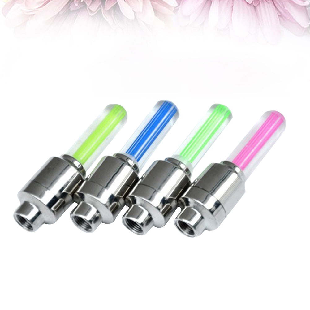 8 Pcs Bike Lights Bikes Bike LED Wheel Light Bike Tyre Plug LED Valve