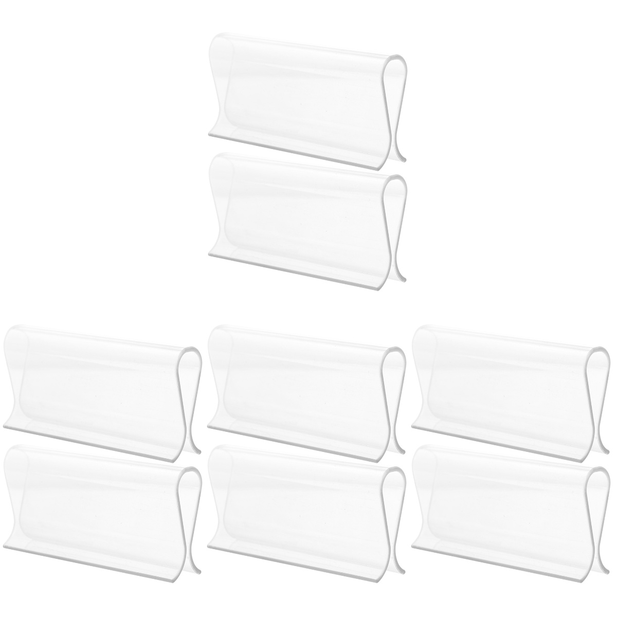 8 Pcs Blind Curtain Grips Shutter Plastic Blind Pulls Clear Rolling