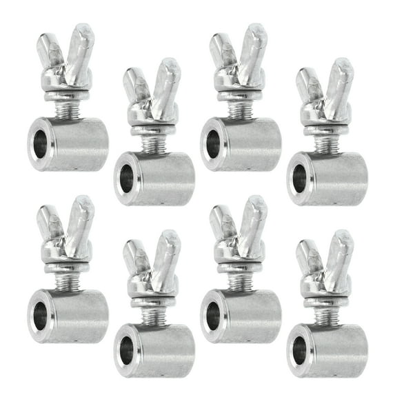 8 Pcs Bolts Cable Clip Clamp for Wire Rope Wire Rope Screw Clip Wire Rope Butterfly Buckle to Clamp Tool Stainless Steel