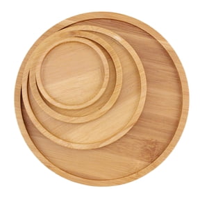8 Pcs Bonsai Tree Tray Pot Plant Saucer Manual Indoor Planter Round Serving Trays
