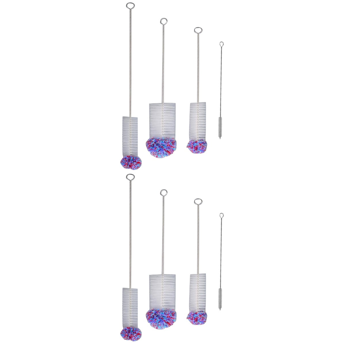 8 Pcs Bottle Cleaning Brushes Bottle Brush Cleaning Brush Kettle Brush Kettle Cleaning Tool Glass Stainless Steel Purple