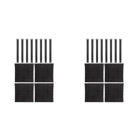 8 Pcs Bunk Bed Ladder Pads,with 16 Adjustable Hook & Loop Straps,Bunk Bed Ladder Cover,Ladder Step Pads Loft Bed