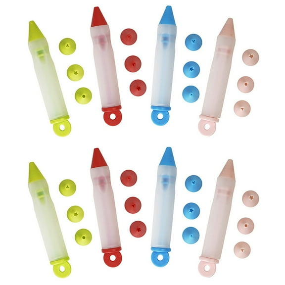 8 Pcs Buttercream Chocolate Writing Pen Cake Decorating Tools Food Pens Icing for