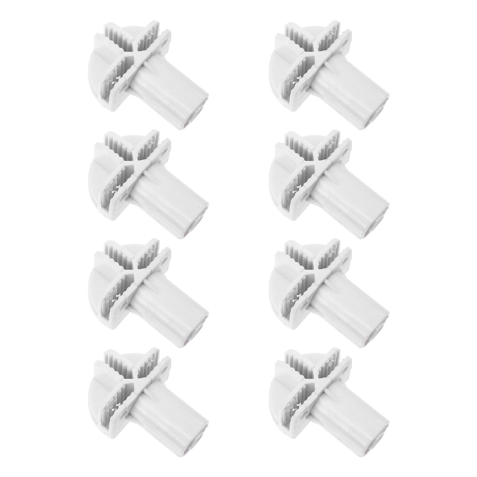 8 Pcs Door Fence Buckle Soft Plastic Connector Racking Shelving