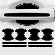 8 Pcs Car Door Handle Cup Scratch Protector Reflective Sticker,Anti-Scratch Car Door Handle Paint Cover Protective Film Traceless Stickers Non-Marking Auto Doors Handles Bowl Sticker