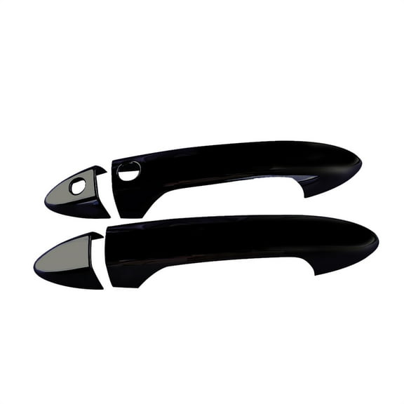 8 Pcs Car Gloss Black Door Handle Cover w/ Front Smartkey For 16-22 Honda Pilot