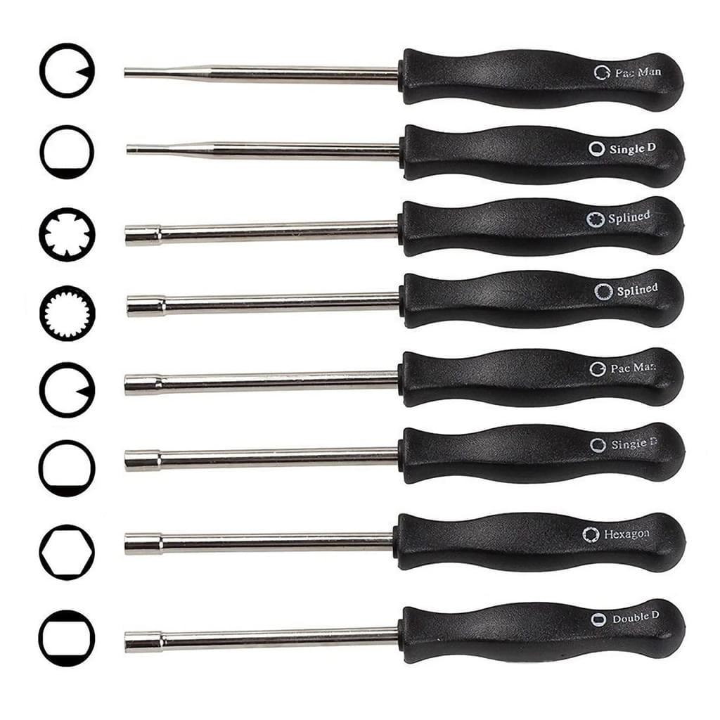8 Pcs Carburetor Adjustment Tool Kit for Common 2 Cycle Carburator Adjusting Small Engine Carb Stihl Carburetor Adjustment Tool Chainsaw Trimmer Blower Parts for Husqvarna Carb Adjusting Tool