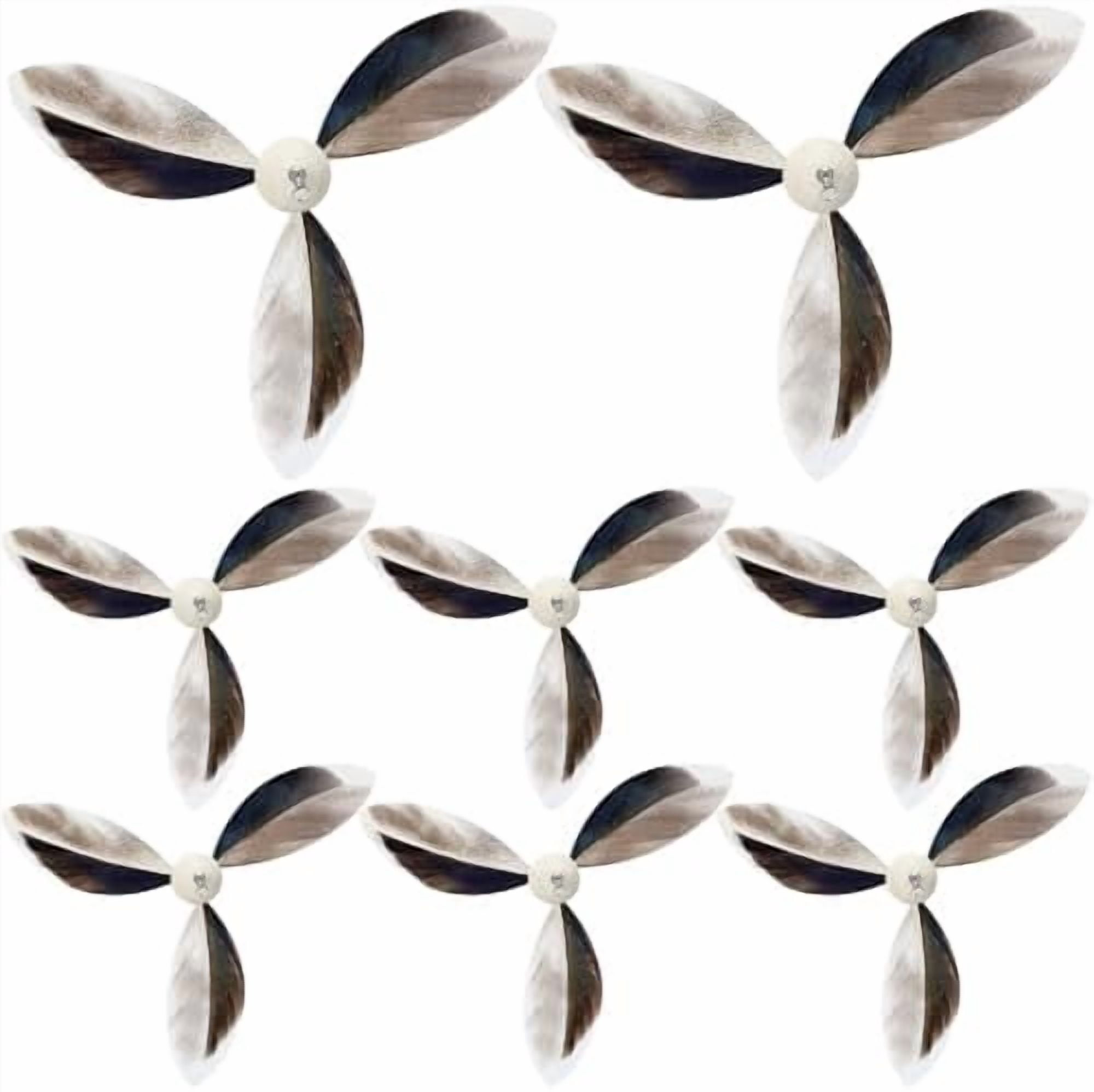 8 Pcs Cat Feather Propeller Refills Propeller Interactive Cat Toy Refills Kittens Toy Feather Replacement Wand Teasers Attachments for Kittens Wand (Lovely)