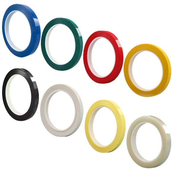 8 Pcs Cello Beginners Universal Black Masking Tape White Duct