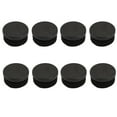 thumbnail image 1 of 8 Pcs Chair Table Leg Plastic Cap Round Tube Insert Fit 35mm Pipe Outer Dia, 1 of 3