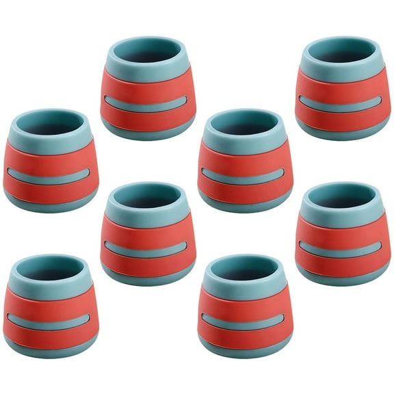 8 Pcs Chairs Chair Leg Pads Furniture Leg Pads Furniture Leg Cover Cherry Blossom Ceramic Chair Foot Cover Mats Table and Chair Foot Cover Leg Pads Table Mat or