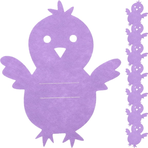 8 Pcs Chick Cutlery Bag Fork Cutter Bags Easter Party Supplies Easter Decoration Easter Fork Cutter Bag Banquet