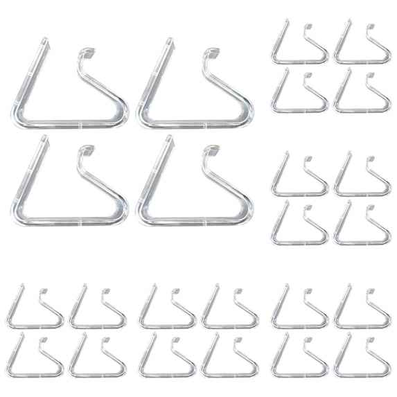 8 Pcs Clear Tablecloth Clips, Multi-size Plastic Clamp for Tablecloths, Windproof Table Cover Holders for Outdoor, Picnic Table Cover Clip Clamps for Thick Table, Ideal for Home Wedding Party