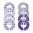 thumbnail image 1 of 8 Pcs Clothes Divider Kids Closet Rod Stickers for Girls Child Blue, 1 of 8