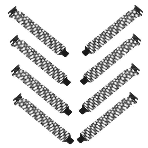 8 Pcs Computer Accessories Bracket Slots Desktop Host Net Black