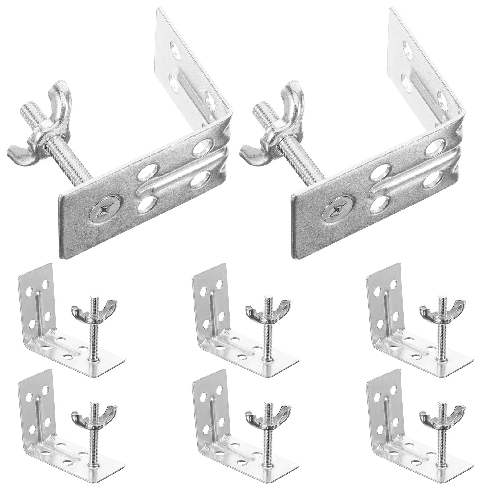 8 Pcs Curtain Rod Bracket Roman Blind Mounting Bracket Blind Brackets